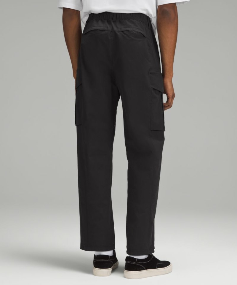 Lululemon Stretch Cotton VersaTwill Relaxed-Fit Cargo Pant Black Online Outlet Sale