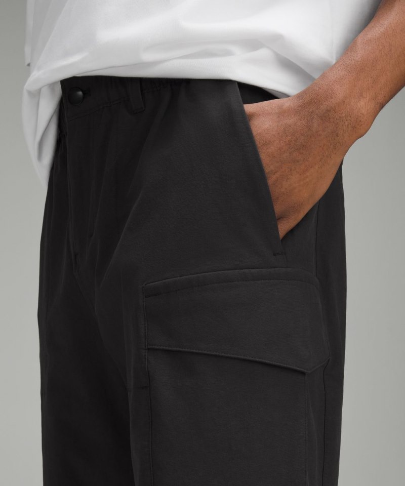 Lululemon Stretch Cotton VersaTwill Relaxed-Fit Cargo Pant Black Online Outlet Sale