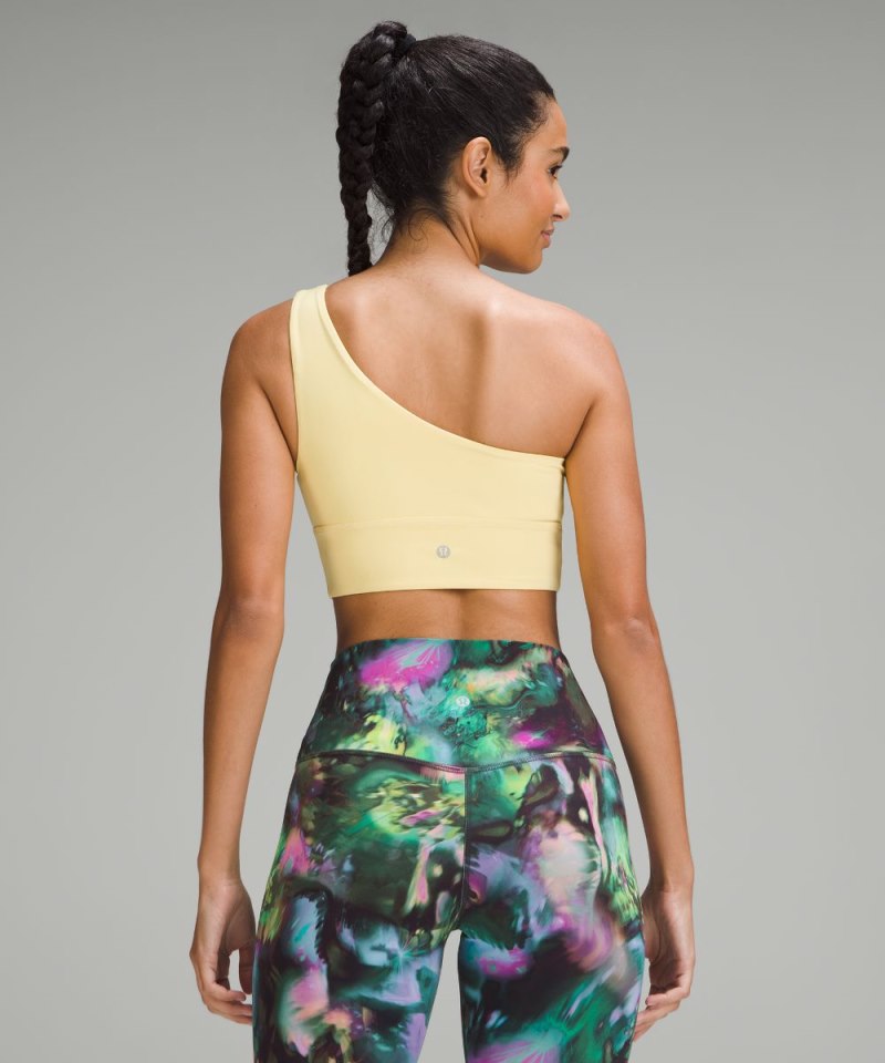 Lululemon lululemon Align™ Asymmetrical Bra Light Support, A / B Cup *Pride Swirl Yellow Online Outlet Sale