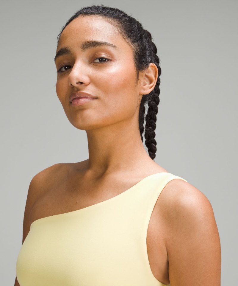 Lululemon lululemon Align™ Asymmetrical Bra Light Support, A / B Cup *Pride Swirl Yellow Online Outlet Sale
