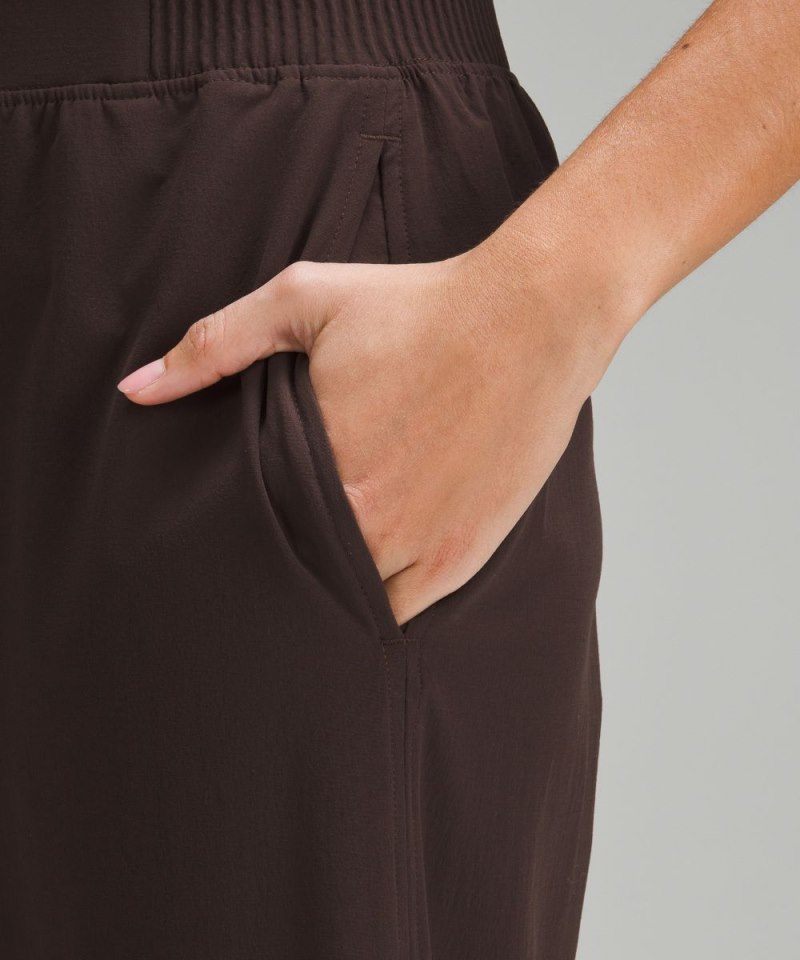 Lululemon Stretch Woven High-Rise Wide-Leg Cropped Pant Espresso (not available) Online Outlet Sale