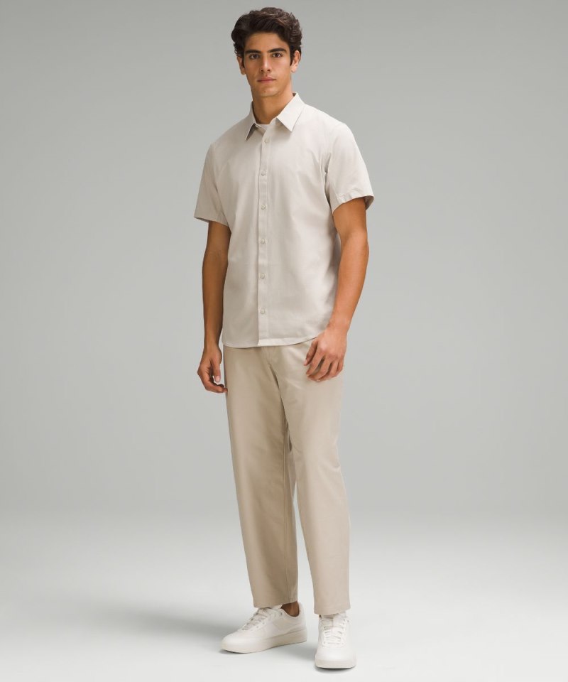 Lululemon Airing Easy Short-Sleeve Shirt Mojave Tan Online Outlet Sale