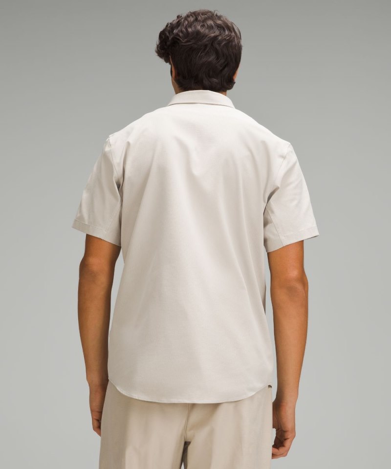 Lululemon Airing Easy Short-Sleeve Shirt Mojave Tan Online Outlet Sale