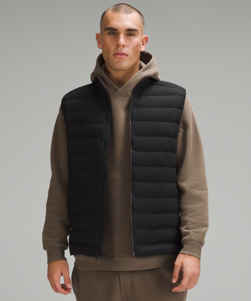 Lululemon Navigation Down Vest Black Online Outlet Sale