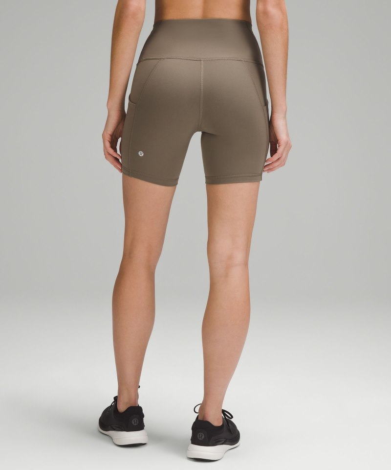 Lululemon Wunder Train High-Rise Short with Pockets 6" Nomad Online Outlet Sale