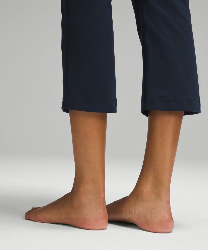 Lululemon Groove Super-High-Rise Crop 23" *Nulu True Navy Online Outlet Sale
