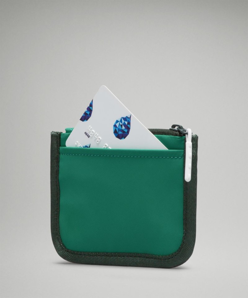 Lululemon True Identity Card Case Cascadia Green / Legacy Green / White Online Outlet Sale