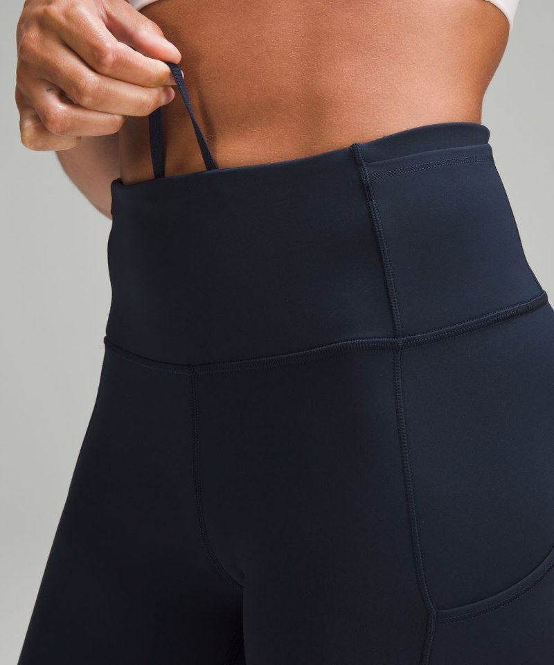 Lululemon Fast and Free High-Rise Crop 19" True Navy Online Outlet Sale