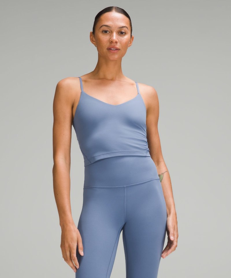 Lululemon lululemon Align™ Cropped Cami Tank Top *A / B Cup Oasis Blue Online Outlet Sale