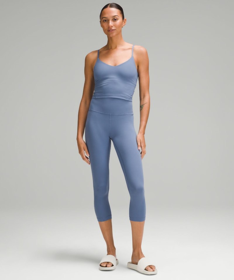 Lululemon lululemon Align™ Cropped Cami Tank Top *A / B Cup Oasis Blue Online Outlet Sale