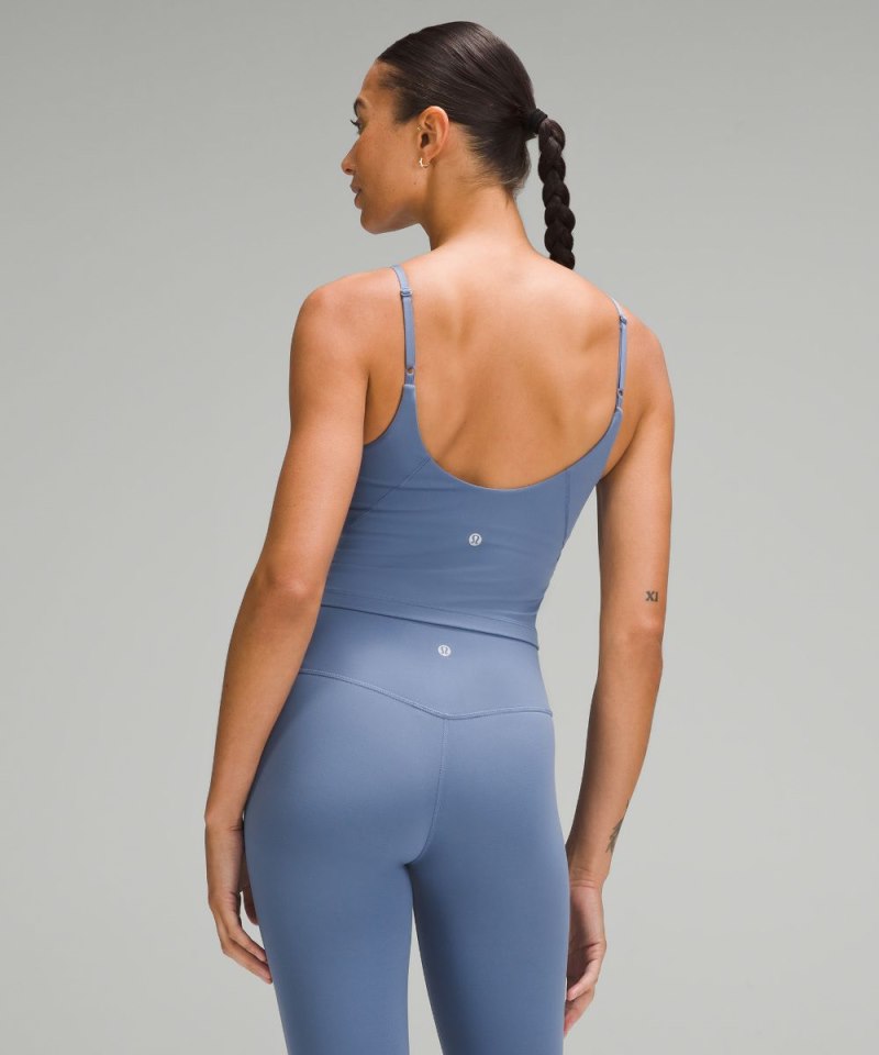 Lululemon lululemon Align™ Cropped Cami Tank Top *A / B Cup Oasis Blue Online Outlet Sale