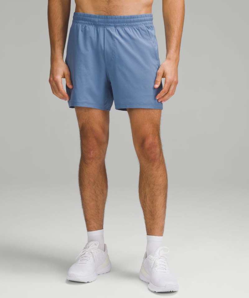 Lululemon Pace Breaker Linerless Short 5" Oasis Blue Online Outlet Sale
