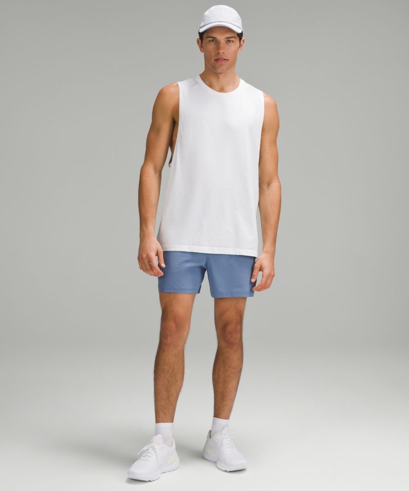 Lululemon Pace Breaker Linerless Short 5" Oasis Blue Online Outlet Sale