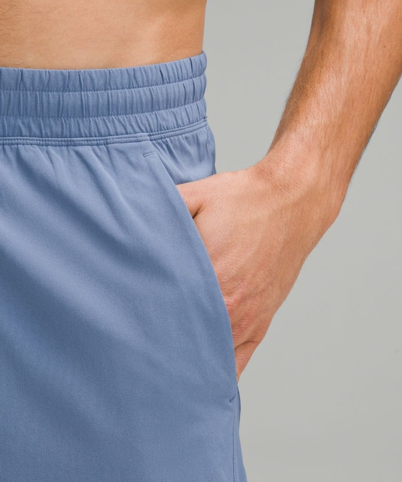 Lululemon Pace Breaker Linerless Short 5" Oasis Blue Online Outlet Sale