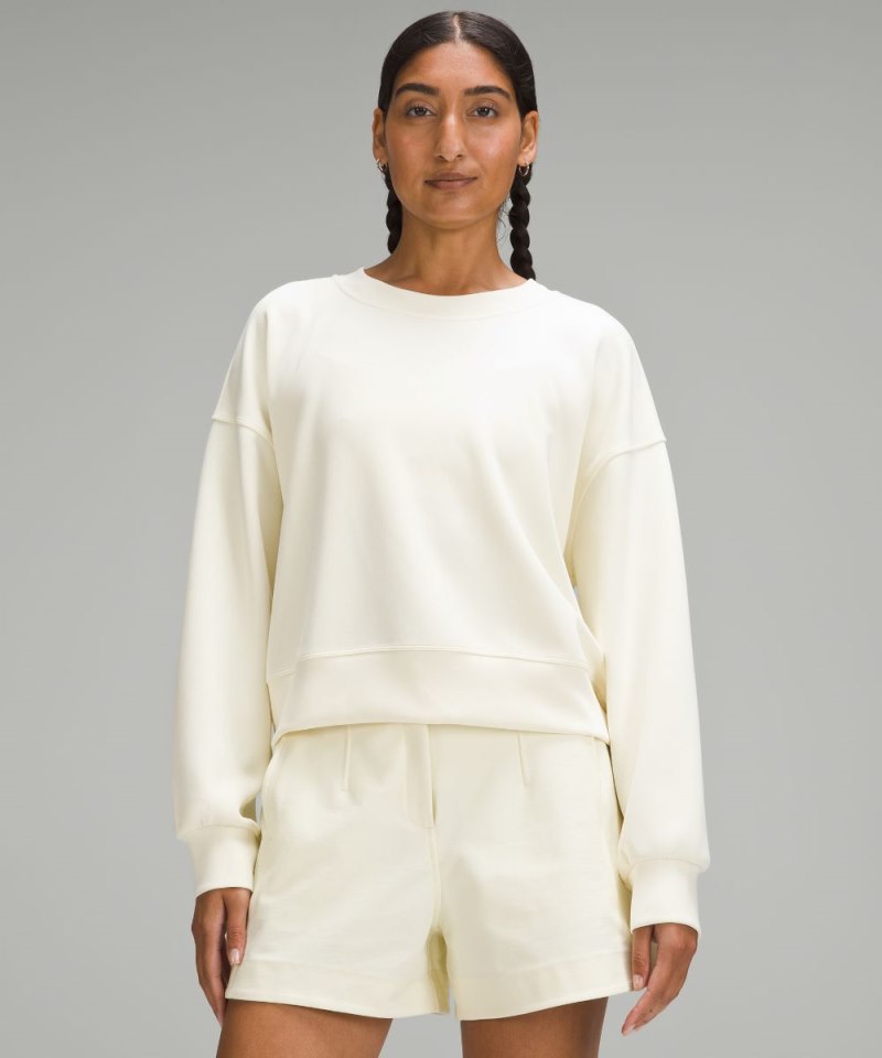 Lululemon Softstreme Perfectly Oversized Cropped Crew Sundance Online Outlet Sale