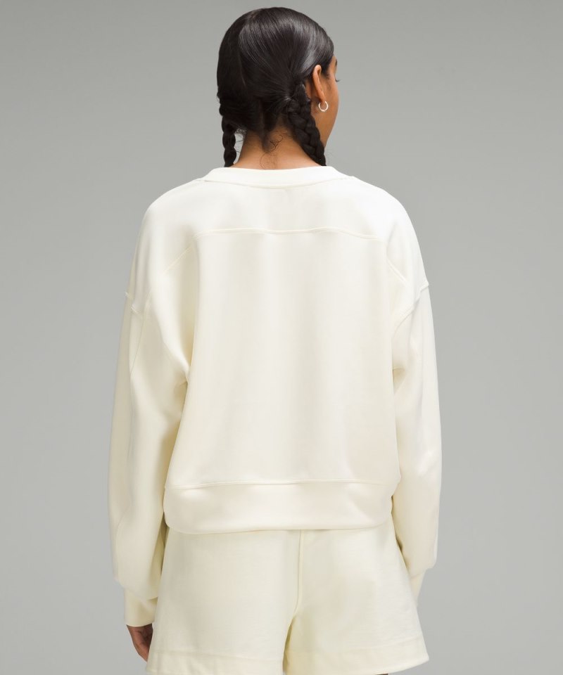 Lululemon Softstreme Perfectly Oversized Cropped Crew Sundance Online Outlet Sale