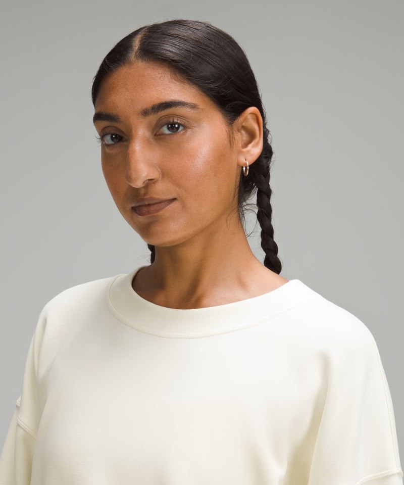 Lululemon Softstreme Perfectly Oversized Cropped Crew Sundance Online Outlet Sale