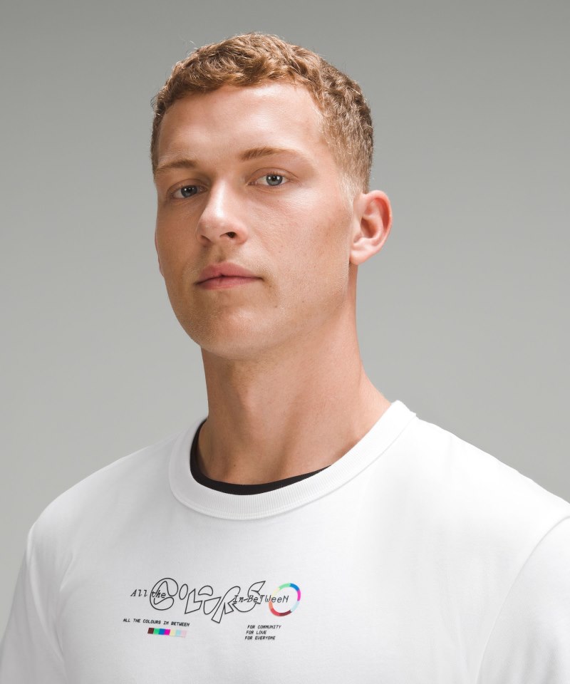 Lululemon Cotton Jersey T-Shirt *Pride White Online Outlet Sale