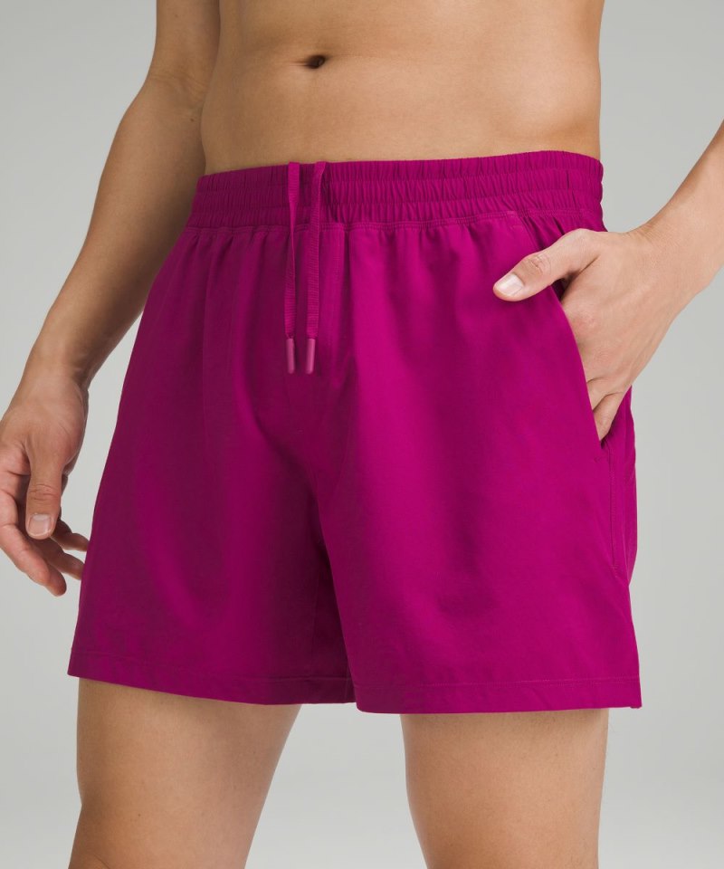 Lululemon Pace Breaker Linerless Short 5" Magenta Purple Online Outlet Sale