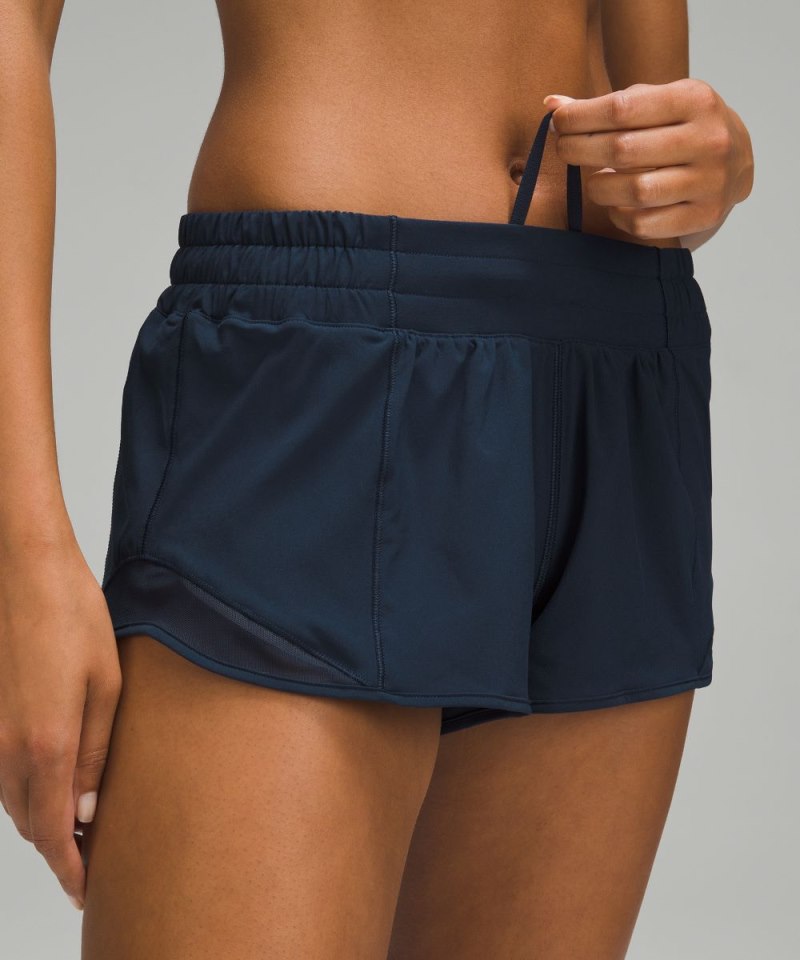 Lululemon Hotty Hot Low-Rise Lined Short 2.5" True Navy Online Outlet Sale