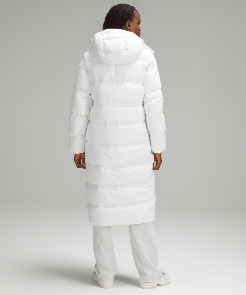 Lululemon Wunder Puff Long Jacket White Online Outlet Sale
