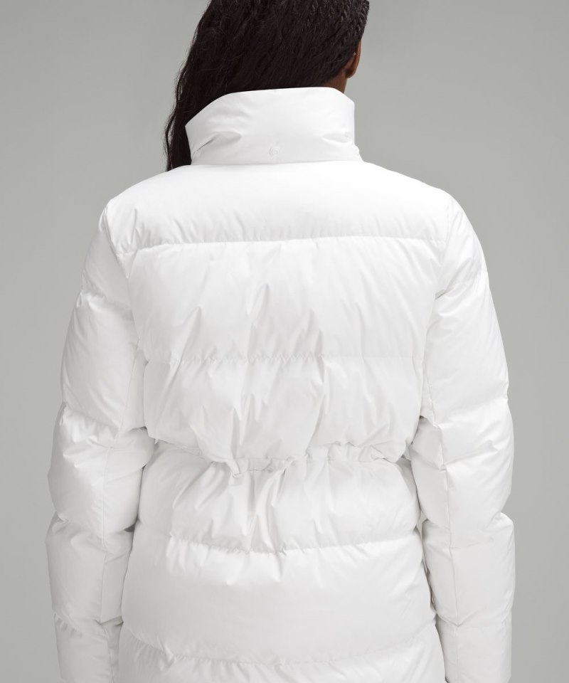 Lululemon Wunder Puff Long Jacket White Online Outlet Sale
