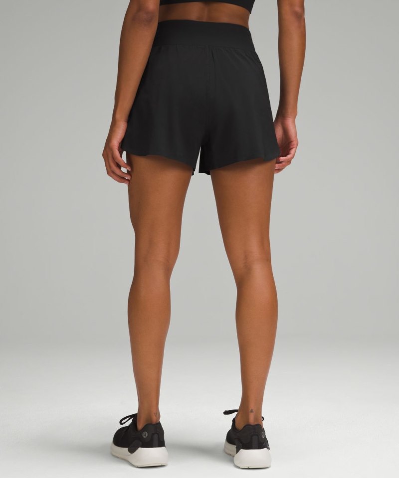 Lululemon Fast and Free Reflective High-Rise Classic-Fit Short 3" Black Online Outlet Sale