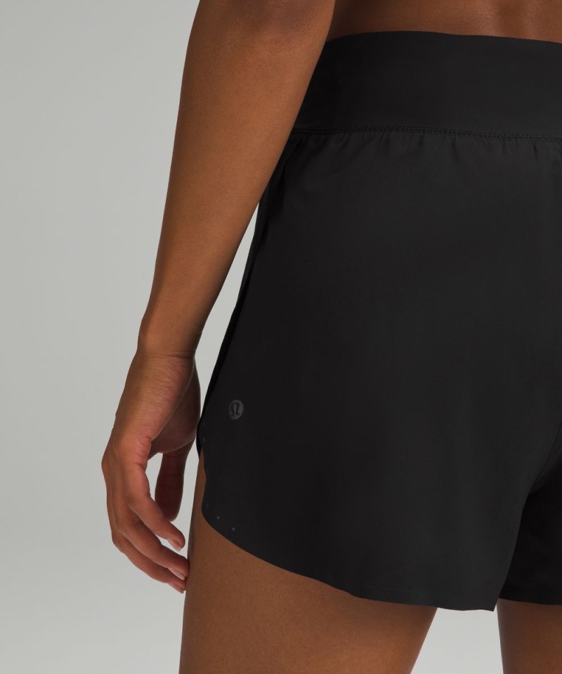 Lululemon Fast and Free Reflective High-Rise Classic-Fit Short 3" Black Online Outlet Sale