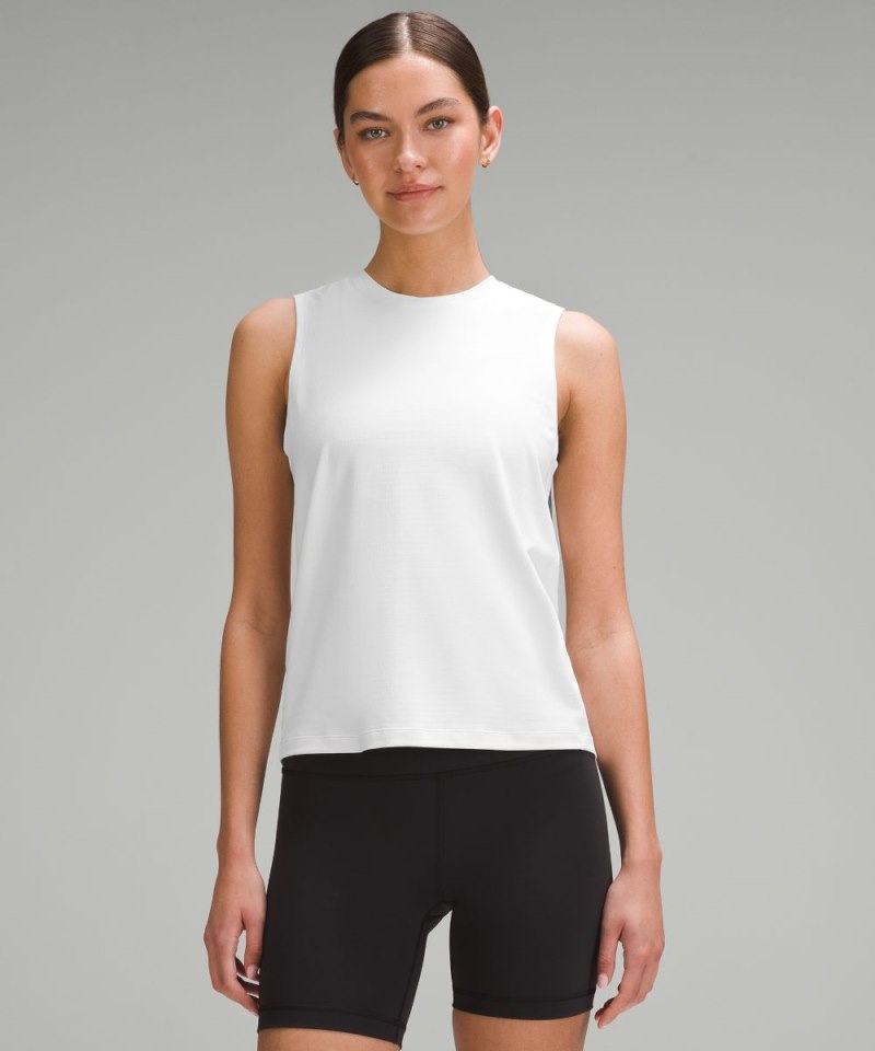 Lululemon License to Train Classic-Fit Tank Top Heathered Light Vapor Online Outlet Sale