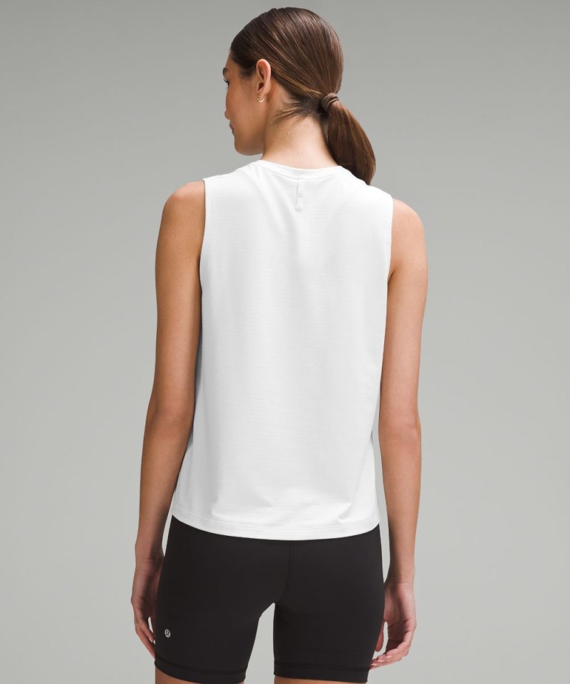 Lululemon License to Train Classic-Fit Tank Top Heathered Light Vapor Online Outlet Sale