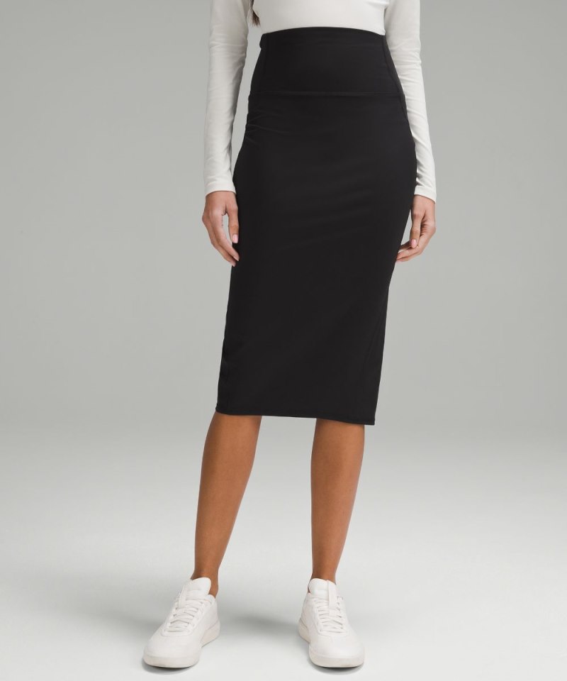 Lululemon Nulu Slim-Fit High-Rise Skirt Black Online Outlet Sale