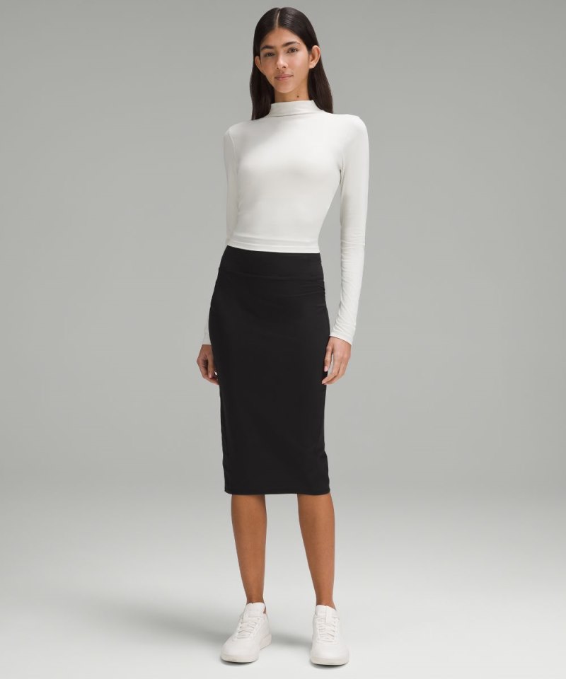 Lululemon Nulu Slim-Fit High-Rise Skirt Black Online Outlet Sale