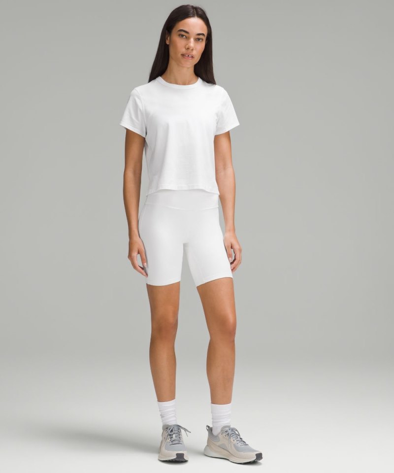 Lululemon Classic-Fit Cotton-Blend T-Shirt White Online Outlet Sale