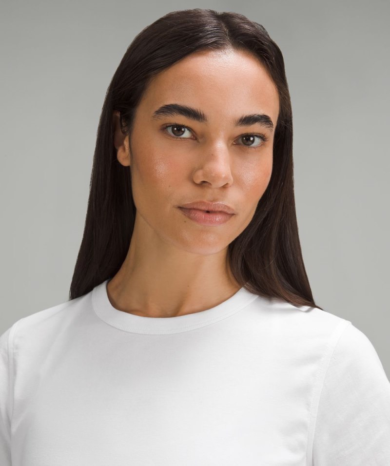 Lululemon Classic-Fit Cotton-Blend T-Shirt White Online Outlet Sale