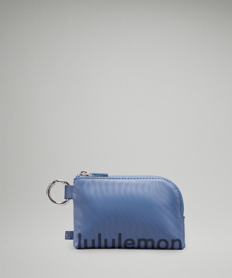 Lululemon Clippable Card Pouch Oasis Blue / True Navy Online Outlet Sale