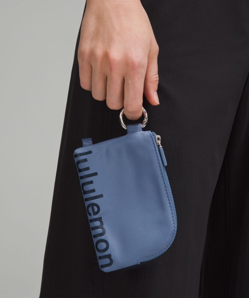Lululemon Clippable Card Pouch Oasis Blue / True Navy Online Outlet Sale