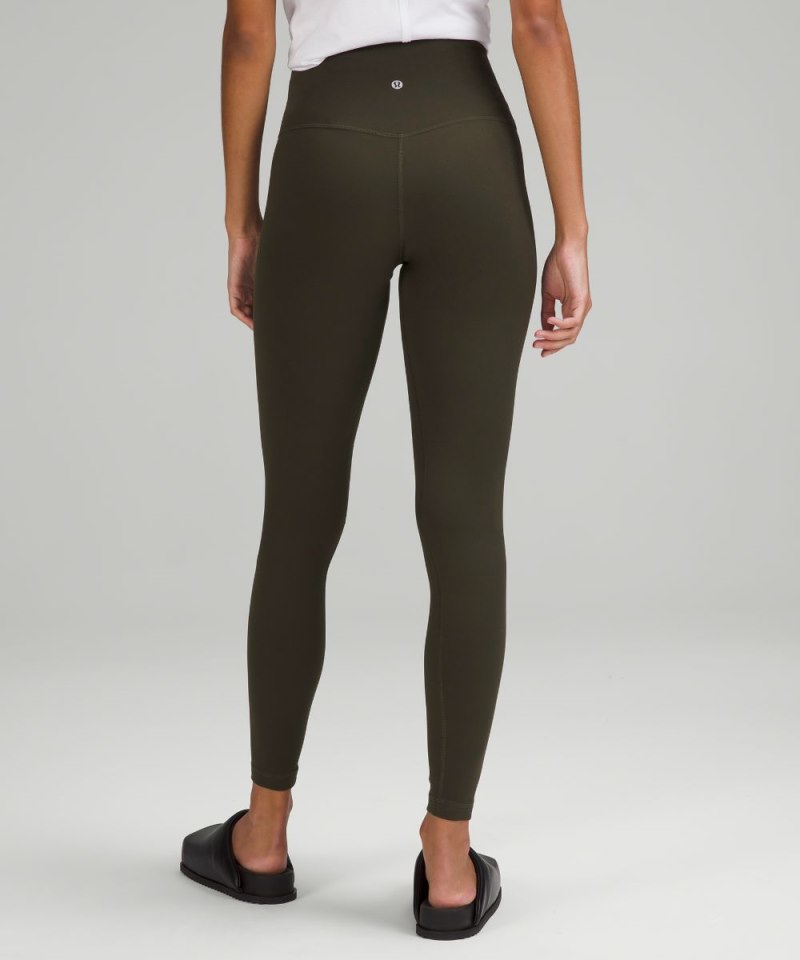 Lululemon lululemon Align™ High-Rise Pant 28" Dark Olive Online Outlet Sale