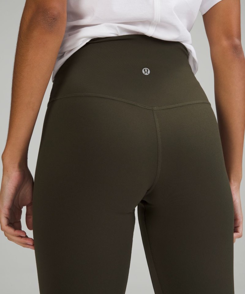 Lululemon lululemon Align™ High-Rise Pant 28" Dark Olive Online Outlet Sale