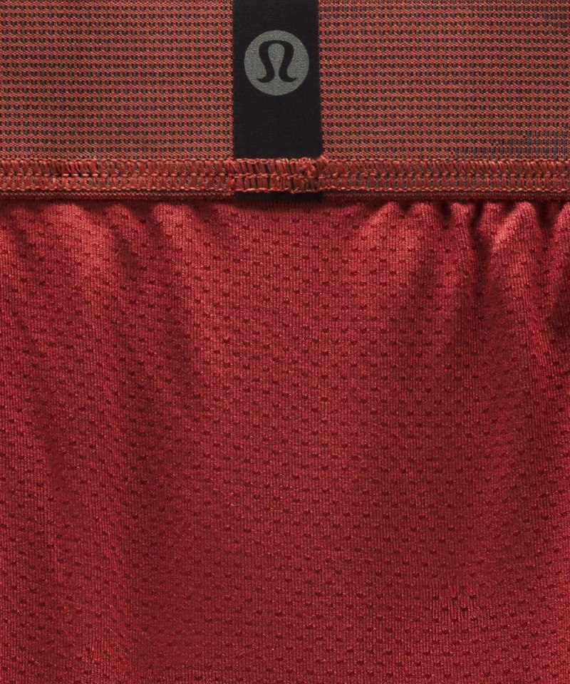 Lululemon Always In Motion Mesh Boxer 5" Gamay Red Online Outlet Sale