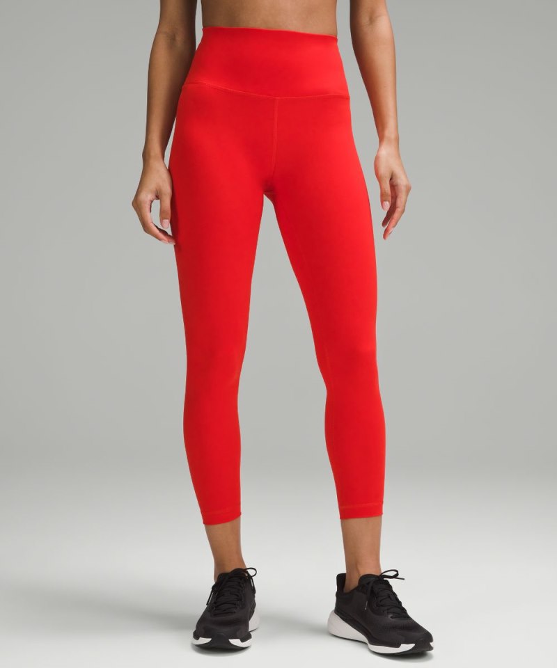 Lululemon Wunder Train High-Rise Tight 25" Hot Heat Online Outlet Sale