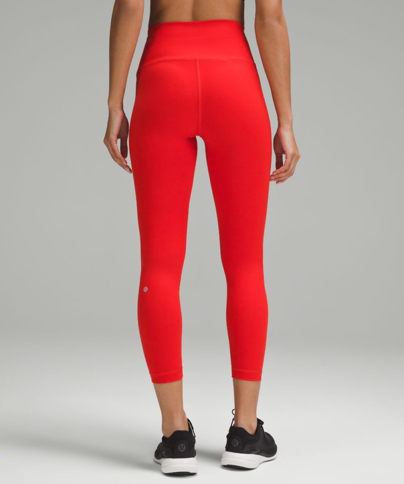 Lululemon Wunder Train High-Rise Tight 25" Hot Heat Online Outlet Sale