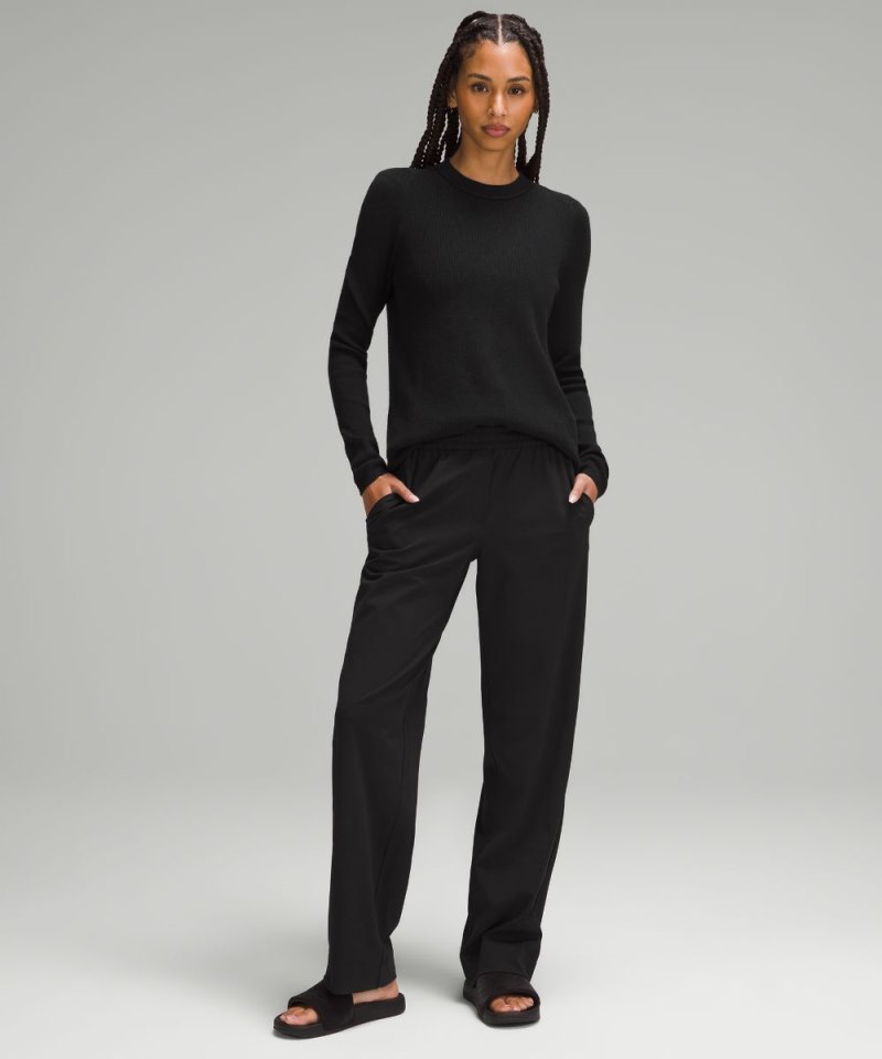 Lululemon Take It All In Cotton-Blend Sweater Black Online Outlet Sale