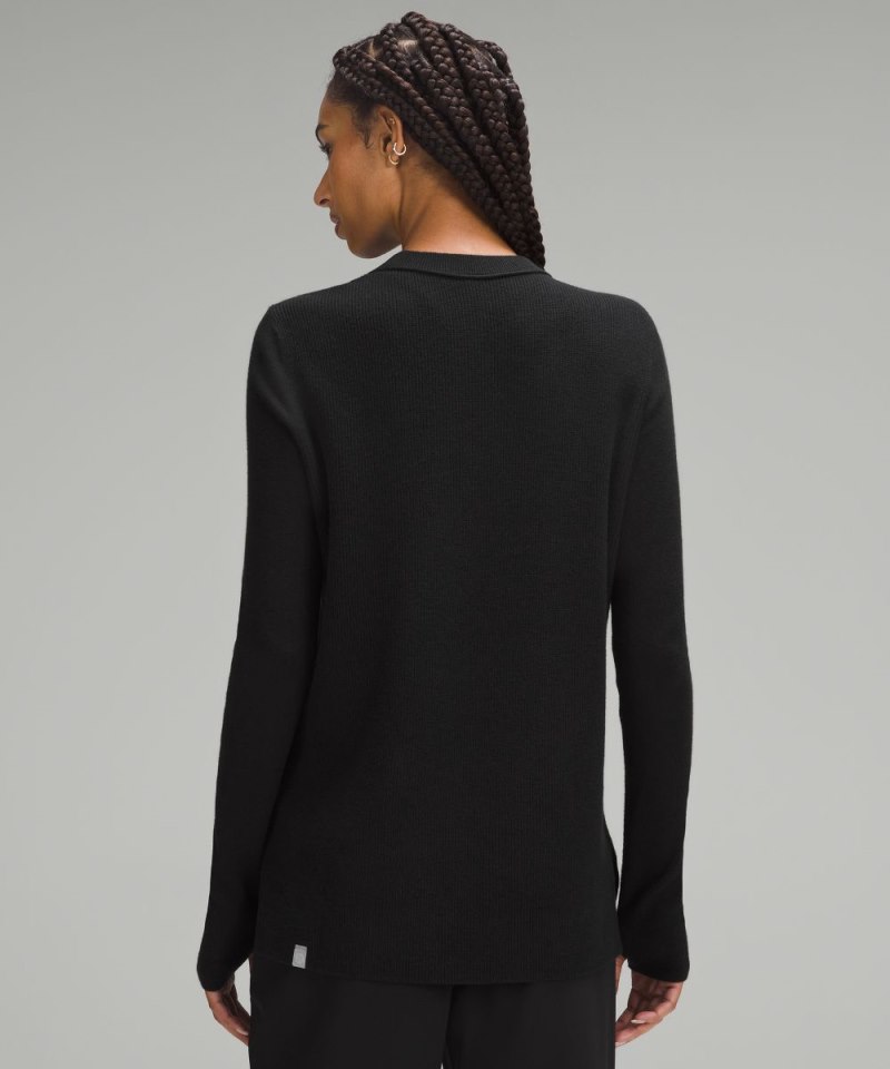 Lululemon Take It All In Cotton-Blend Sweater Black Online Outlet Sale