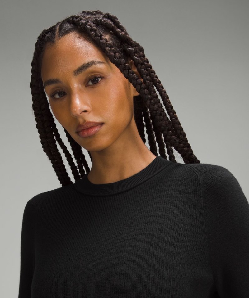 Lululemon Take It All In Cotton-Blend Sweater Black Online Outlet Sale