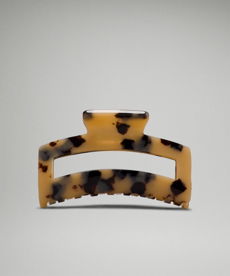 Lululemon Large Claw Hair Clip Golden Sand / Black Online Outlet Sale