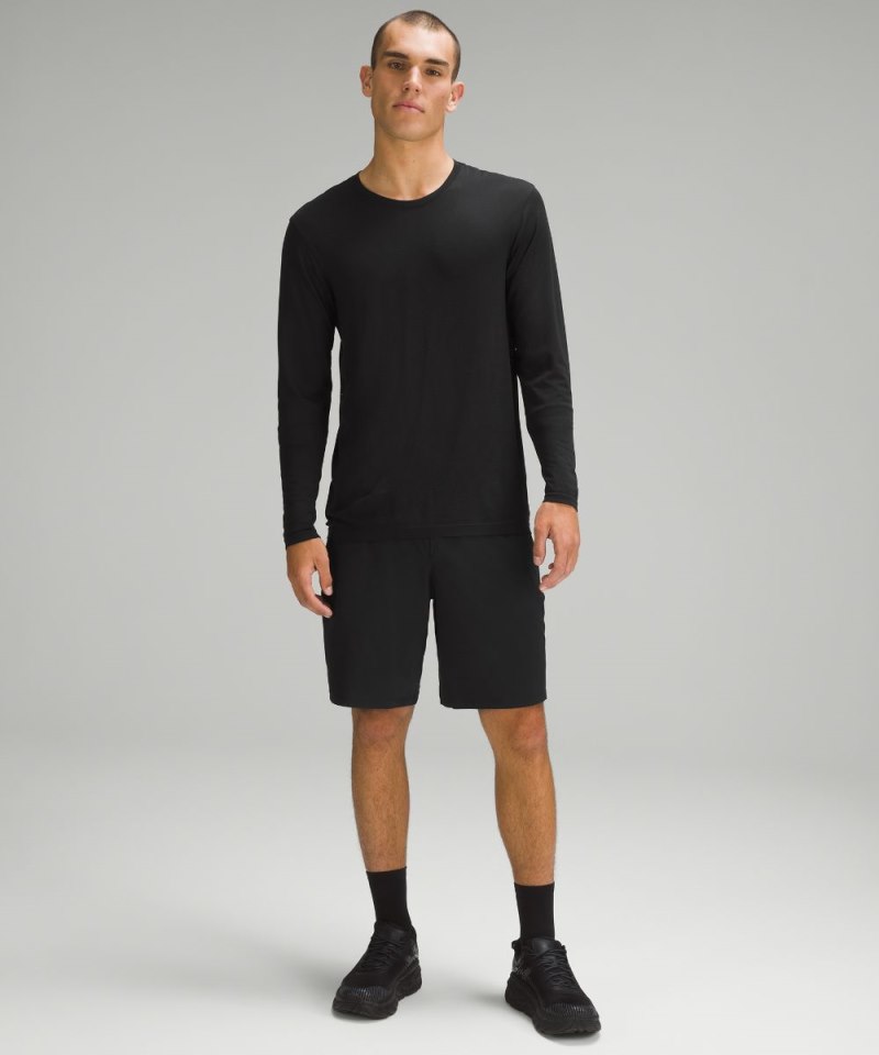 Lululemon Pace Breaker Lined Short 9" Black Online Outlet Sale