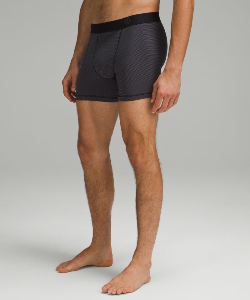Lululemon Always In Motion Boxer 5" Jumie Stripe Anchor Black Online Outlet Sale