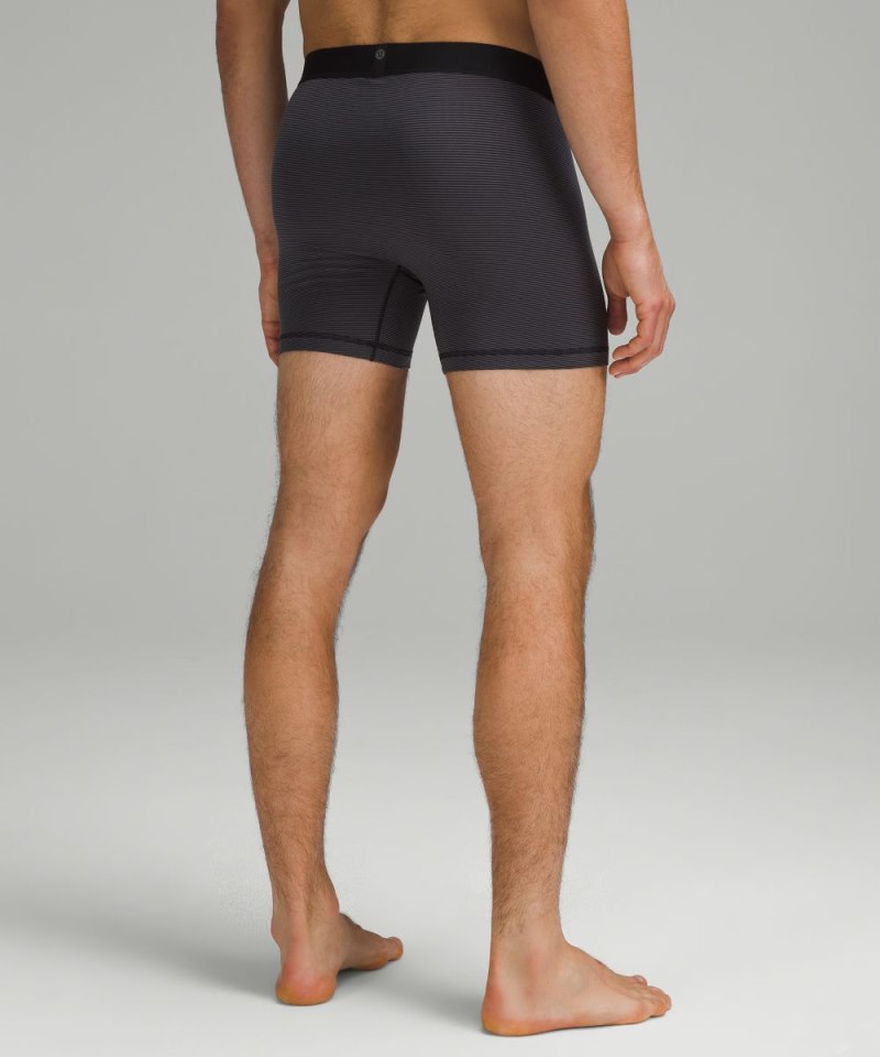 Lululemon Always In Motion Boxer 5" Jumie Stripe Anchor Black Online Outlet Sale