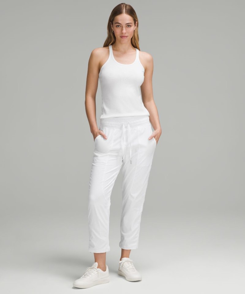 Lululemon Dance Studio Mid-Rise Cropped Pant White Online Outlet Sale