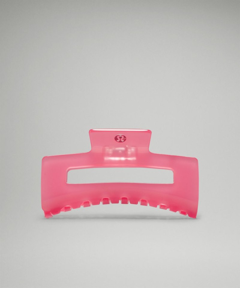Lululemon Extra Large Claw Hair Clip Sakura Pink Online Outlet Sale